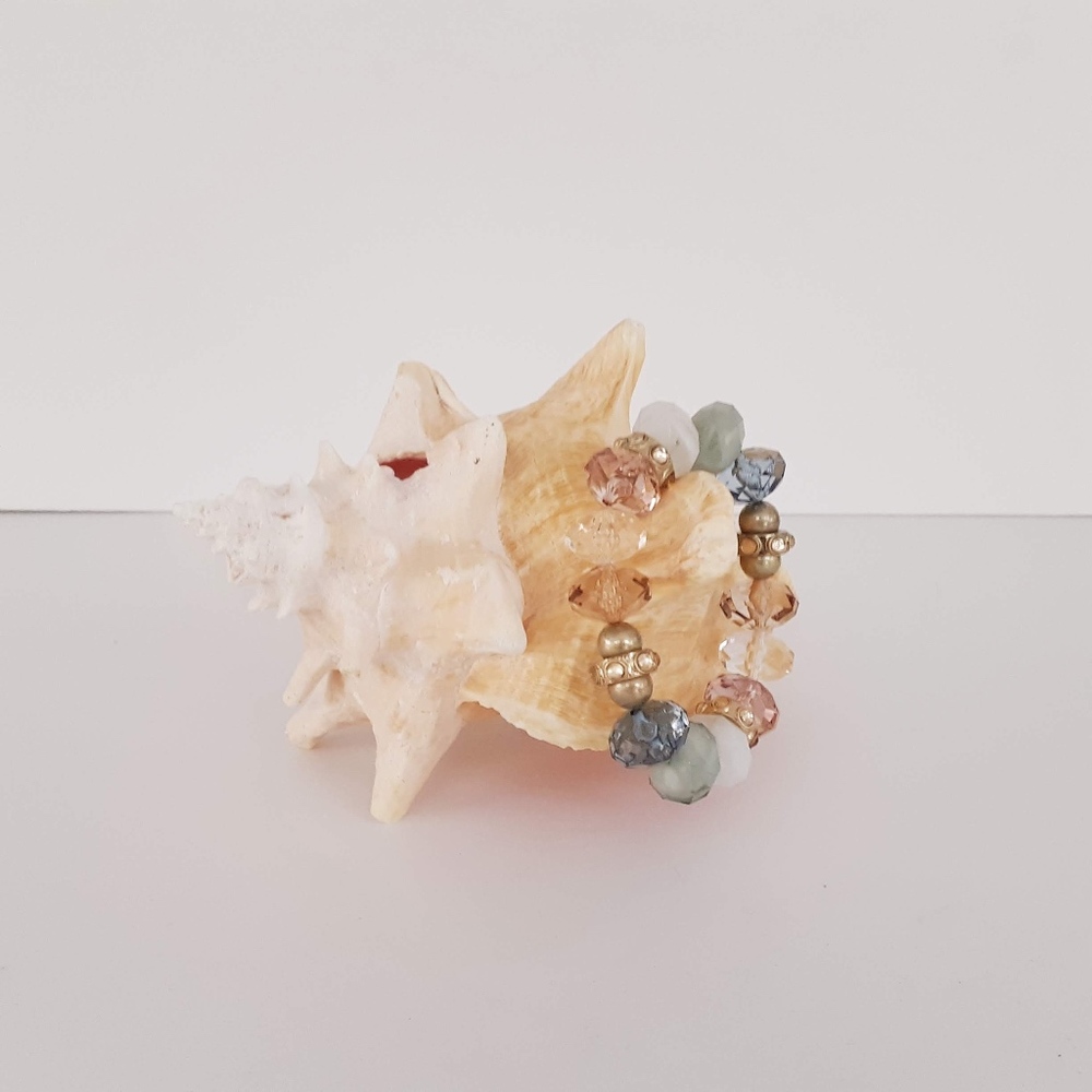 πNew Anthropologie Bracelet Stone Mixed Media π - Picture 3 of 8